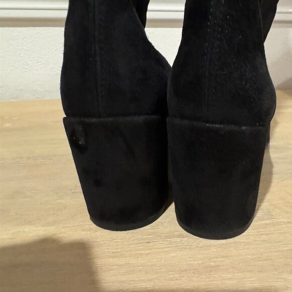 Stuart Weitzman “ALLJACK” Over the Knee black suede boot, size 7.5 - Picture 2 of 6